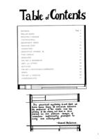 1967 Tables of Contents