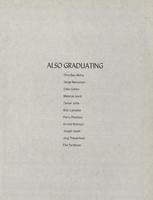1982 Also Graduating
